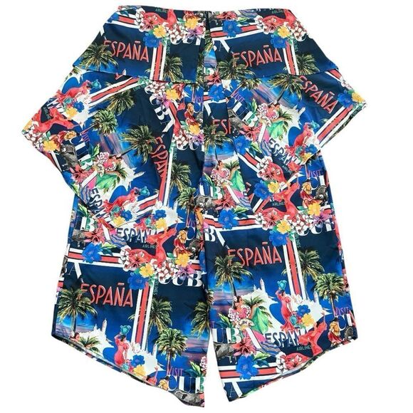 Vibrant Multicolor Wide Leg Jumpsuit - ASOS Tropical Print (UK 16, EU 46, US 14) - Picture 4 of 15